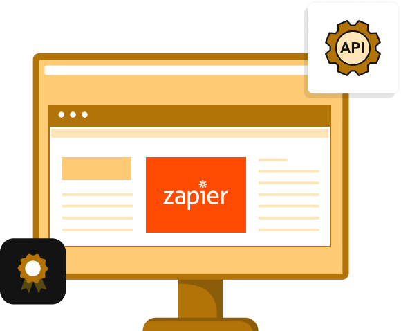  API ,LMS ,Zapier Integration for Credentials ,Digital Certifications and Digital Badges 